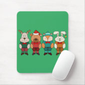 Schön Tiere bereit für den Winter Mousepad (Mit Mouse)