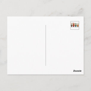 Schön Tiere bereit für den Winter Postkarte