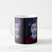 Schön trauriges Gemälde von Alfred Fox Kaffeetasse (Vorderseite Links)