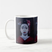 Schön trauriges Gemälde von Alfred Fox Kaffeetasse (Links)