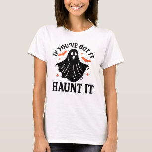 Schön und ausgebucht, Halloween-Geist, Fledermäuse T-Shirt