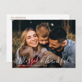 SCHÖN UND DANKFUL | Foto Erntedank Postkarte (Vorne/Hinten)