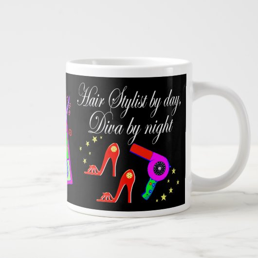 SCHÖN UND HAARISCH PERSONALISIERT Jumbo-Tasse (Rechts)