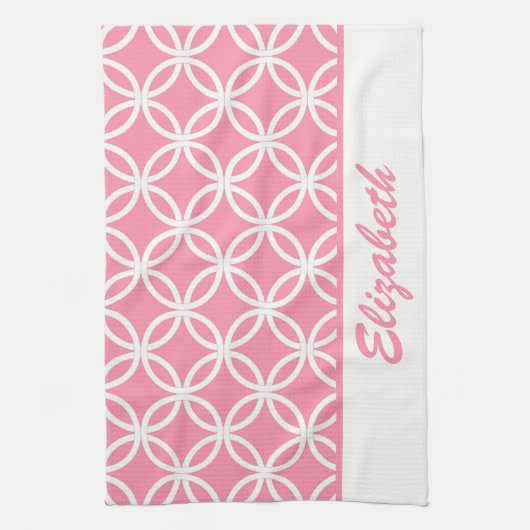 Schön und rosa geschirrtuch (Vertikal)