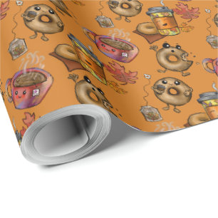 Schön und Tee Geschenkpapier