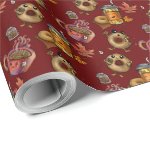 Schön und Tee Geschenkpapier