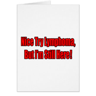 Schön versuchen Lymphome.