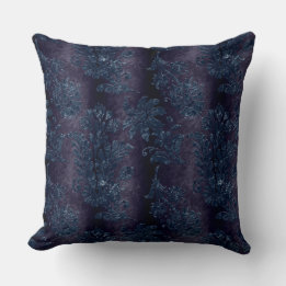 Schön, Vintag, schwarz, mit Prägung aus Samt Kissen