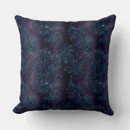 Schön, Vintag, schwarz, mit Prägung aus Samt Kissen