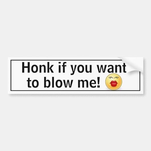 Schön, wenn du mir Will! Funny Personalisiert Autoaufkleber (Vorne)