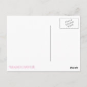 Schön, wenn man Menschen wie dich findet. Postkarte (Rückseite)