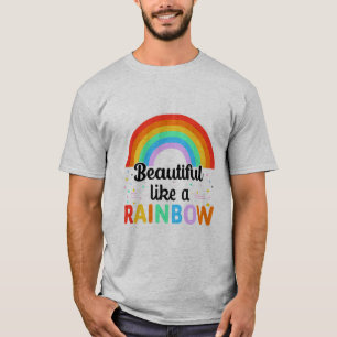 Schön wie ein Regenbogen-T - Shirt