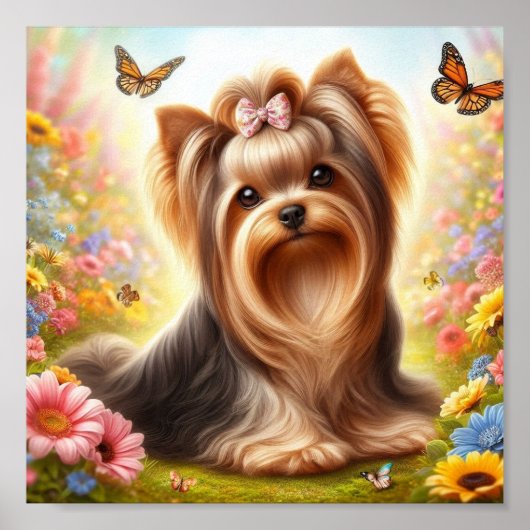 schön Yorkshire Terrier Poster (Vorne)