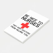 SCHÖN ZU NÜTZEN POST-IT KLEBEZETTEL (angewinkelt)