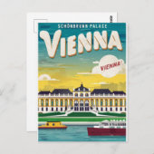 schönbrunn palace vienna Vintag Postkarte (Vorne/Hinten)