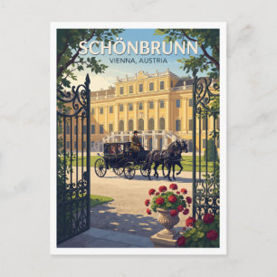 Schönbrunn Palace Wien Österreich Reise Geschenk Postkarte