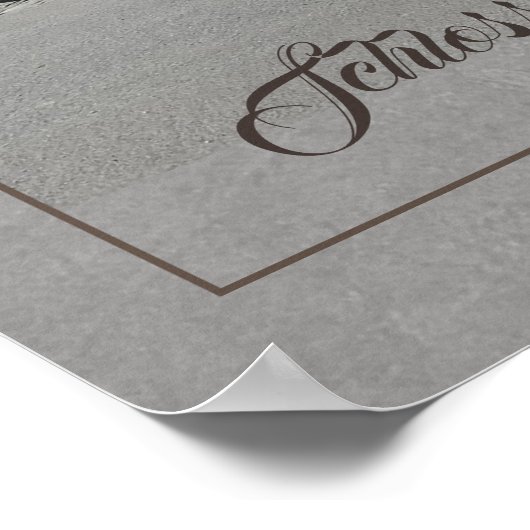 Schönbrunn Palast in Wien, Österreich mit Fiaker Poster (Ecke)