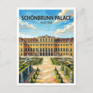 Schönbrunn Schloss Wien Österreich Postkarte