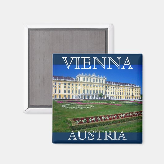 schönbrunn vienna magnet (Vorderseite/Rückseite)