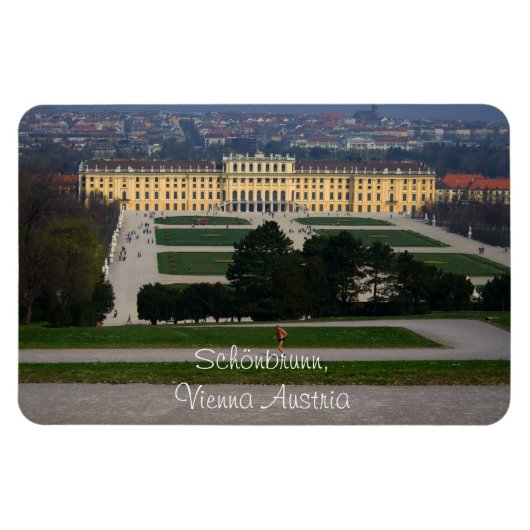 Schönbrunn, Wien Österreich Magnet (Horizontal)