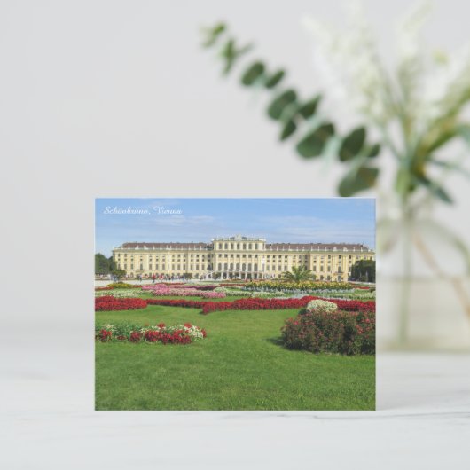 Schönbrunn, Wien Postkarte (Stehend Vorderseite)