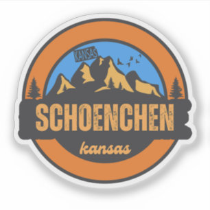 Schönchen, Kansas Aufkleber