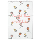SchöneレダRoseArt und Weise Kalender (Titelbild)