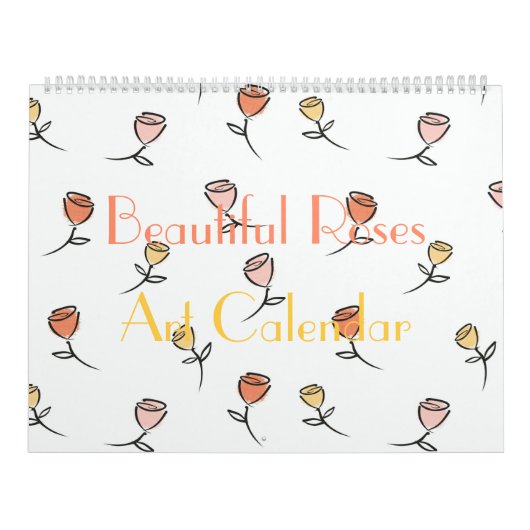 SchöneレダRoseArt und Weise Kalender (Titelbild)