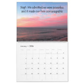 SCHÖNE 12-STUNDEN-ERHOLUNG-KALENDER KALENDER (Jan 2026)