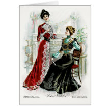 Schöne 1900er Vintage Designerin Frauen