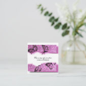 Schöne 3D-Pop-Visitenkarte   Quadratische Visitenkarte (Stehend Vorderseite)