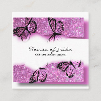 Schöne 3D-Pop-Visitenkarte Quadratische Visitenkarte