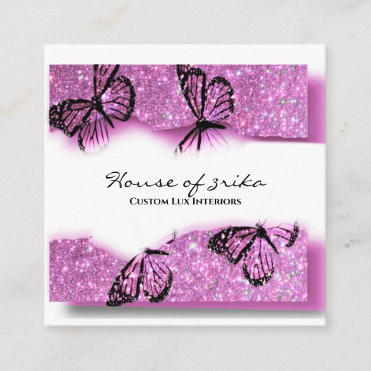 Schöne 3D-Pop-Visitenkarte   Quadratische Visitenkarte (Vorderseite)