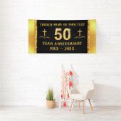 Schöne, 50. Kirchenjubiläum, Dekorationen, Banner (Insitu)