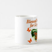 SCHÖNE 55. GEBURTSTAG BUTTERFLY KAFFEETASSE (Mittel)
