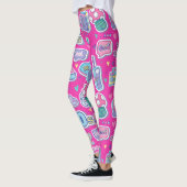 Schöne 80er Leggings Design Muster (Links)