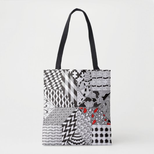 Schöne 8-Punkte-Quilting-Block Tote-Tasche Tasche (Vorderseite)