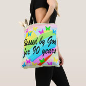 SCHÖNE 90. GEBURTSTAGSSCHMESSINGS TOTE BAG TASCHE (Von Nahem)