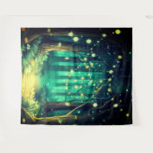 Schöne Abendhochzeitskulisse Wandteppich (Vorderseite (Horizontal))