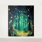 Schöne Abendhochzeitskulisse Wandteppich (Vorderseite)