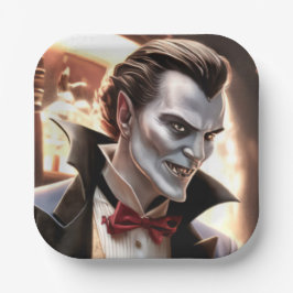 Schöne, aber blutdurstig, Dracula Pappteller