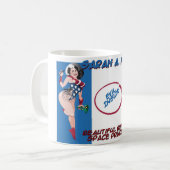 Schöne aber schlechte Raum-Prinzessin Mug -2 Kaffeetasse (Vorderseite Links)