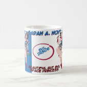 Schöne aber schlechte Raum-Prinzessin Mug -2 Kaffeetasse (Mittel)