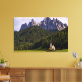 Schöne abgeschiedene einsame Kirche genannt Rainui Leinwanddruck (Insitu (Wohnzimmer))