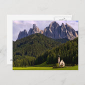 Schöne abgeschiedene einsame Kirche genannt Rainui Postkarte (Vorne/Hinten)