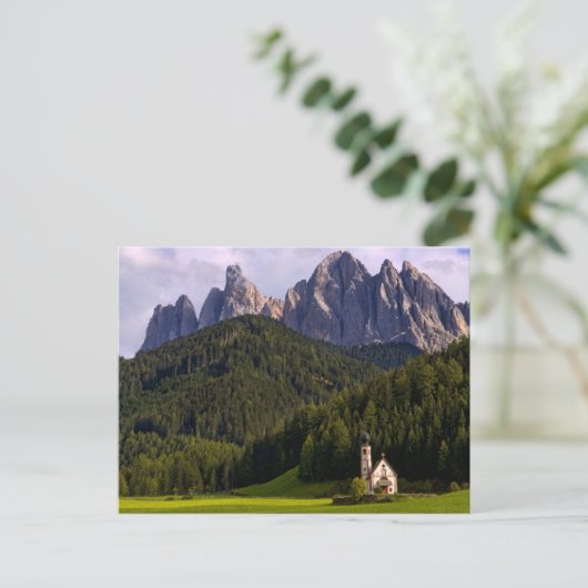 Schöne abgeschiedene einsame Kirche genannt Rainui Postkarte (Stehend Vorderseite)