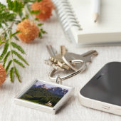 Schöne abgeschiedene einsame Kirche namens Rainui Schlüsselanhänger (Seite)