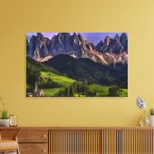 Schöne abgeschiedene einsame Kirche St Maddalena Leinwanddruck (Insitu (Wohnzimmer))