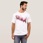 Schöne ABSTRACTE BLUMEN stilvolle Aussage T-Shirt (Vorne ganz)