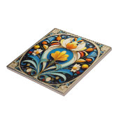 Schöne Abstrakte Art Deco Keramik Tile Fliese (Seite)